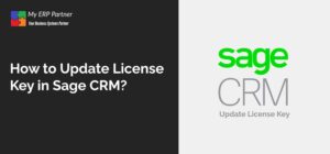 How to Update License Key in Sage CRM?