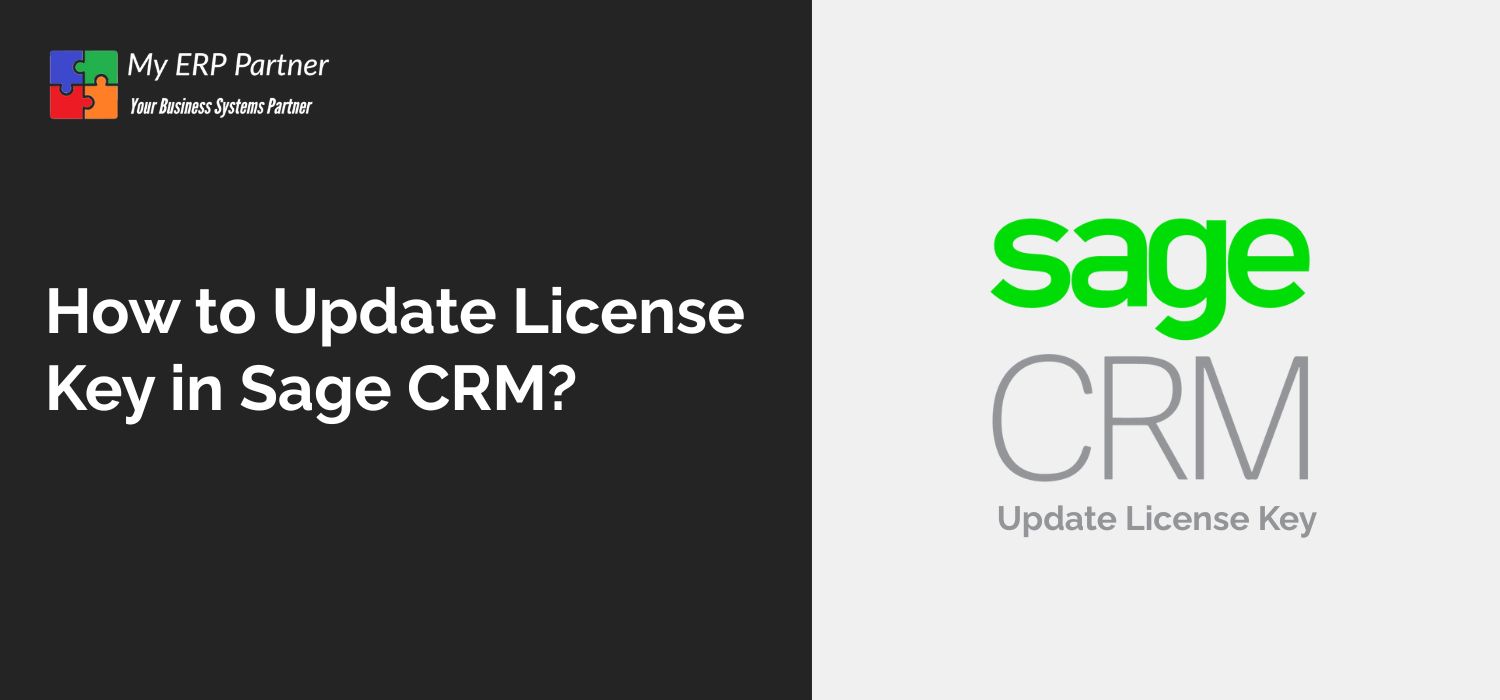How to Update License Key in Sage CRM?
