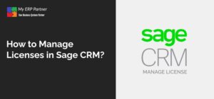 How to Manage Licenses in Sage CRM?