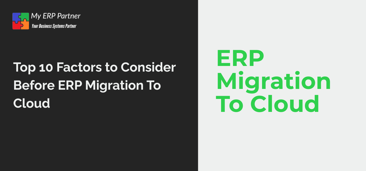 Cloud ERP Migration