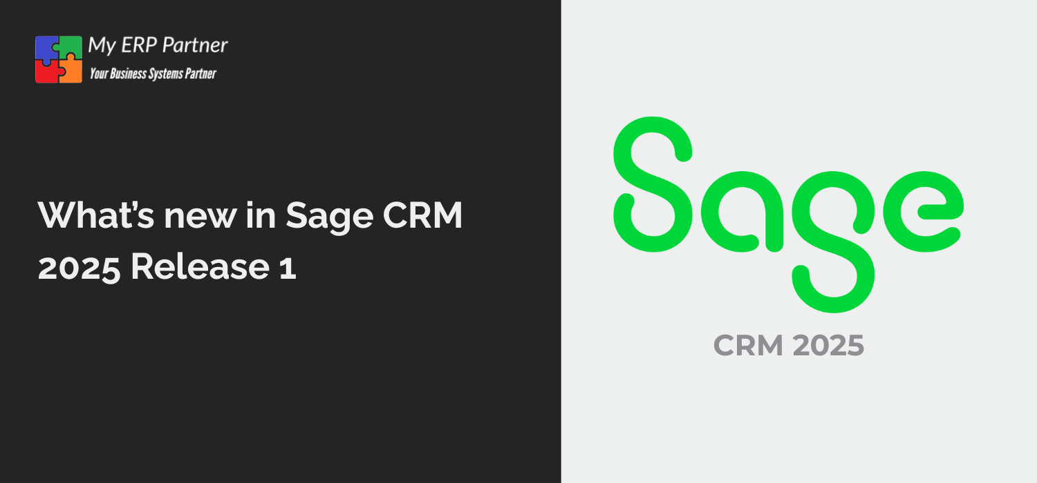 What’s new in Sage CRM 2025 Release 1
