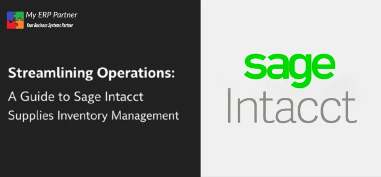 A Guide to Sage Intacct Supplies Inventory Management